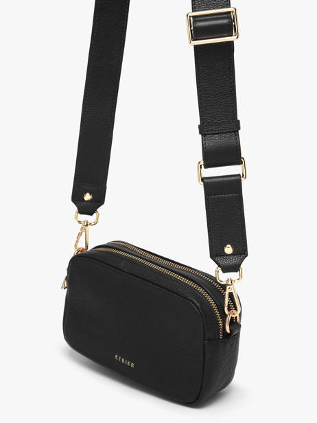 Cross Body Tas Tradition Leder Etrier Zwart tradition ETRA141S ander zicht 2